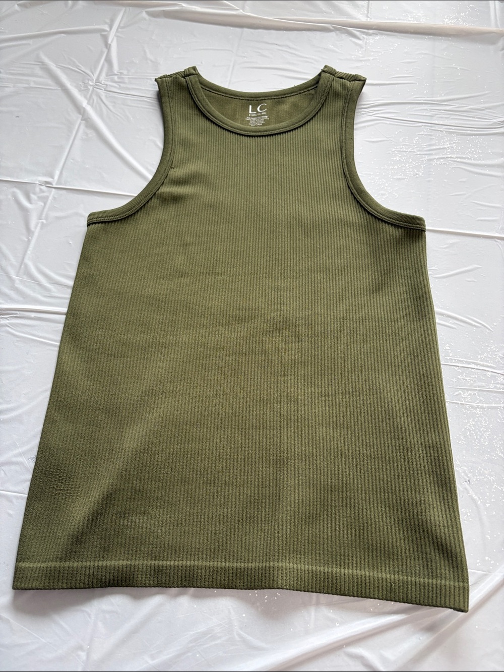 LC Couture Olive Tank Size M/L